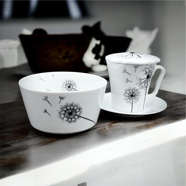 porcelanowy zestaw śniadaniowy dmuchawce 1.JPG