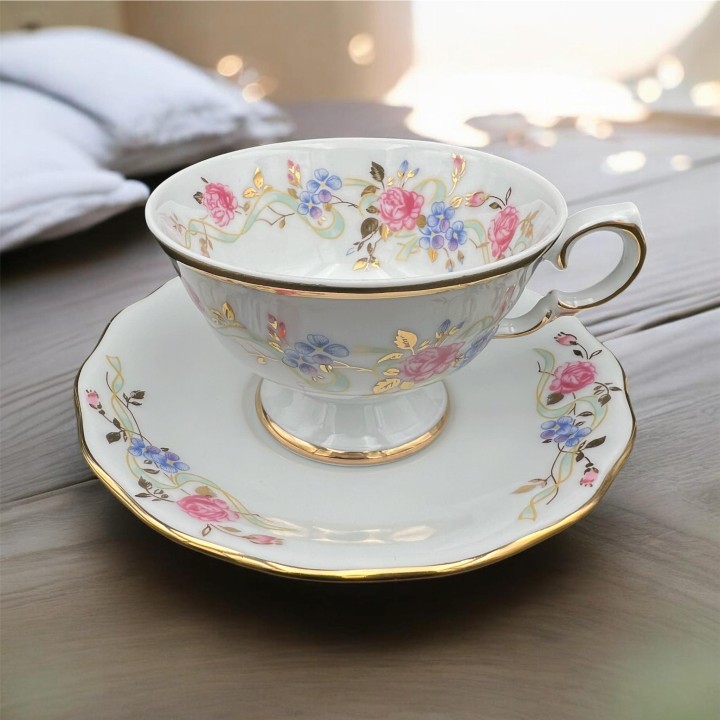 filizanka do kawy flower 150 ml porcelana kristoff.JPG