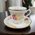 Porcelanowa filiżanka do kawy bukiet róż