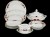 serwis obiadowy na 12 osób porcelana