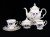 porcelanowy serwis do kawy na 12 osób