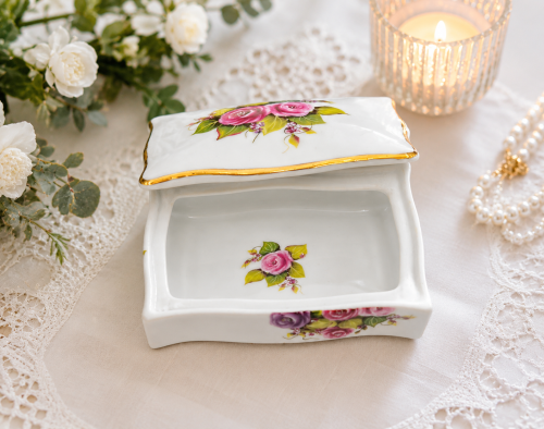 bombonierka porcelan Krzysztof