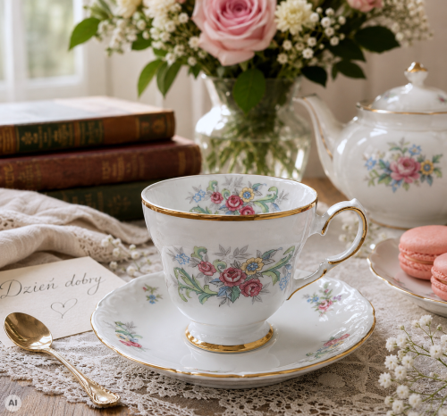 filiżanka do kawy porcelana polska