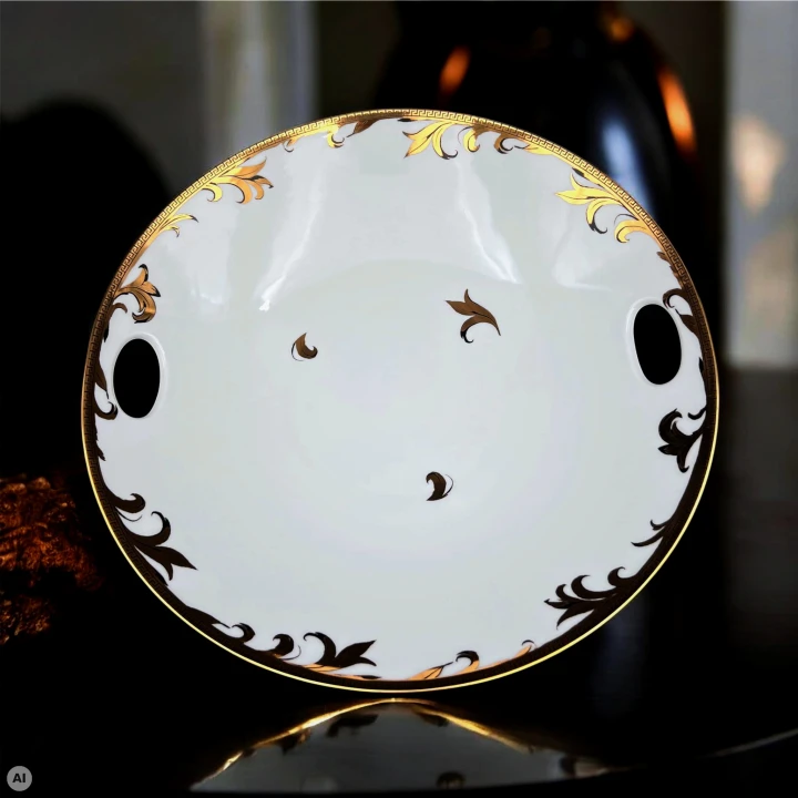 porcelanowa patera na owoce