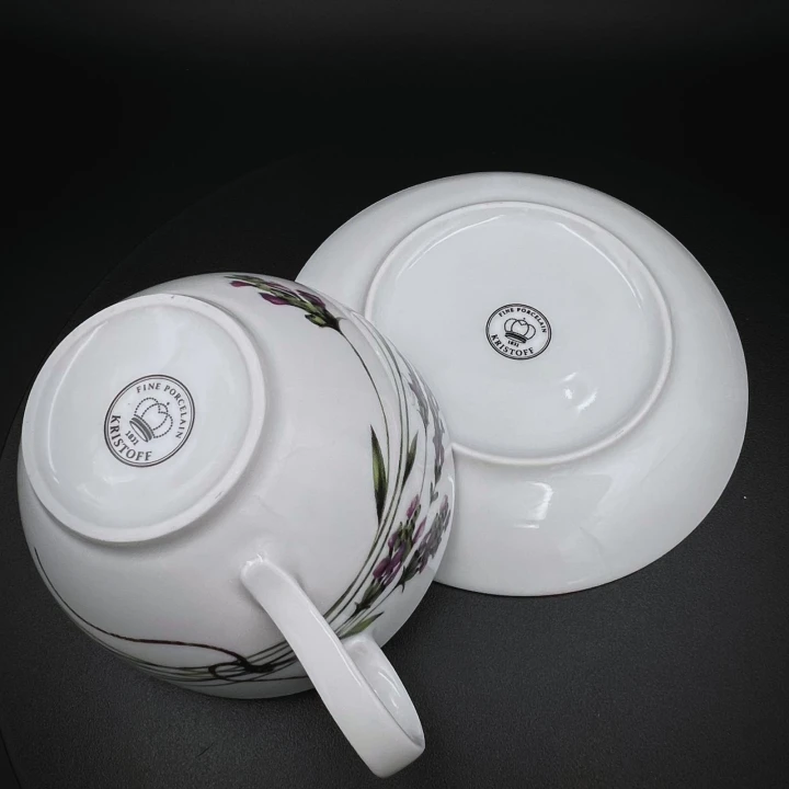 Filiżanka Lawenda porcelana Kristoff.jpeg