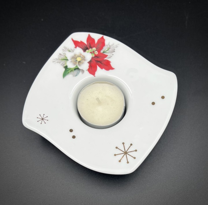 porcelanowy świecznik porcelana Krzysztof