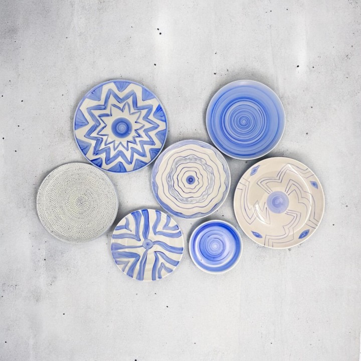 Patery- talerze- ręcznie malowane porcelana