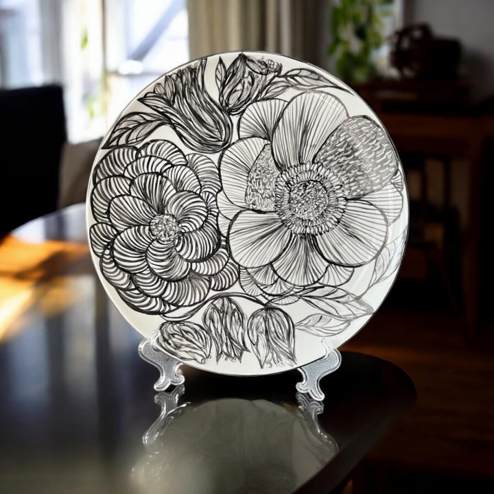 Patera dekoracyjna porcelana