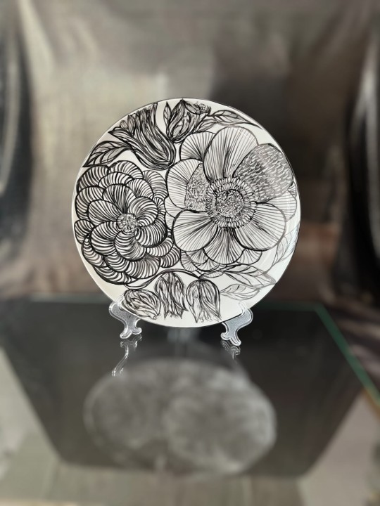 Patera ręcznie malowana porcelana