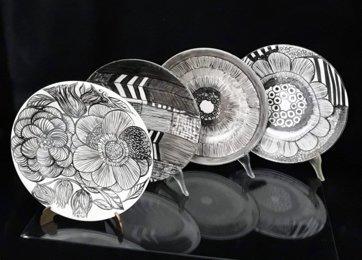 talerze porcelana